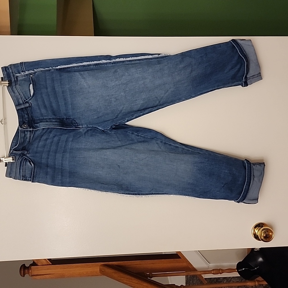 J Jill Denim Hi Rise Cropped Jeans